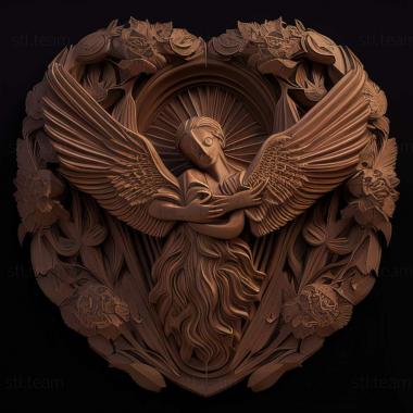 3D модель Серце ангела Цукаса Ходжо (STL)